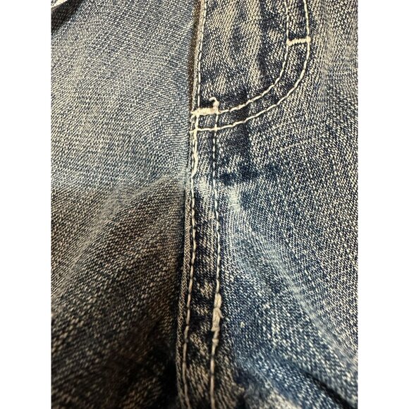 Southpole 4180  Mens Relaxed Fit Blue Jeans Distressed Denim Casual Wear Size 32 - Picture 14 of 16